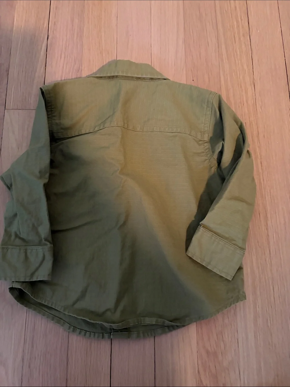 Toddler Boy Olive Green Button-Down Shirt - BRAND NEW
